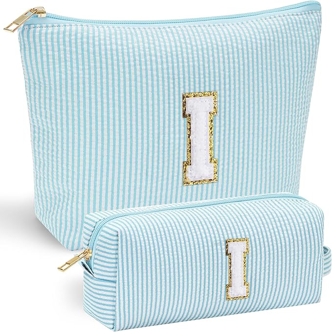 YOOLIFE Initial Makeup Bag for Women by YOOLIFE