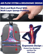 Galaxy Backpack for College Sturdy Bookbag Travel Business - Image 5