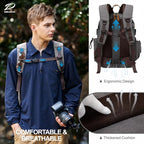 Padwa Lifestyle Gray Camera Backpack - Image 4