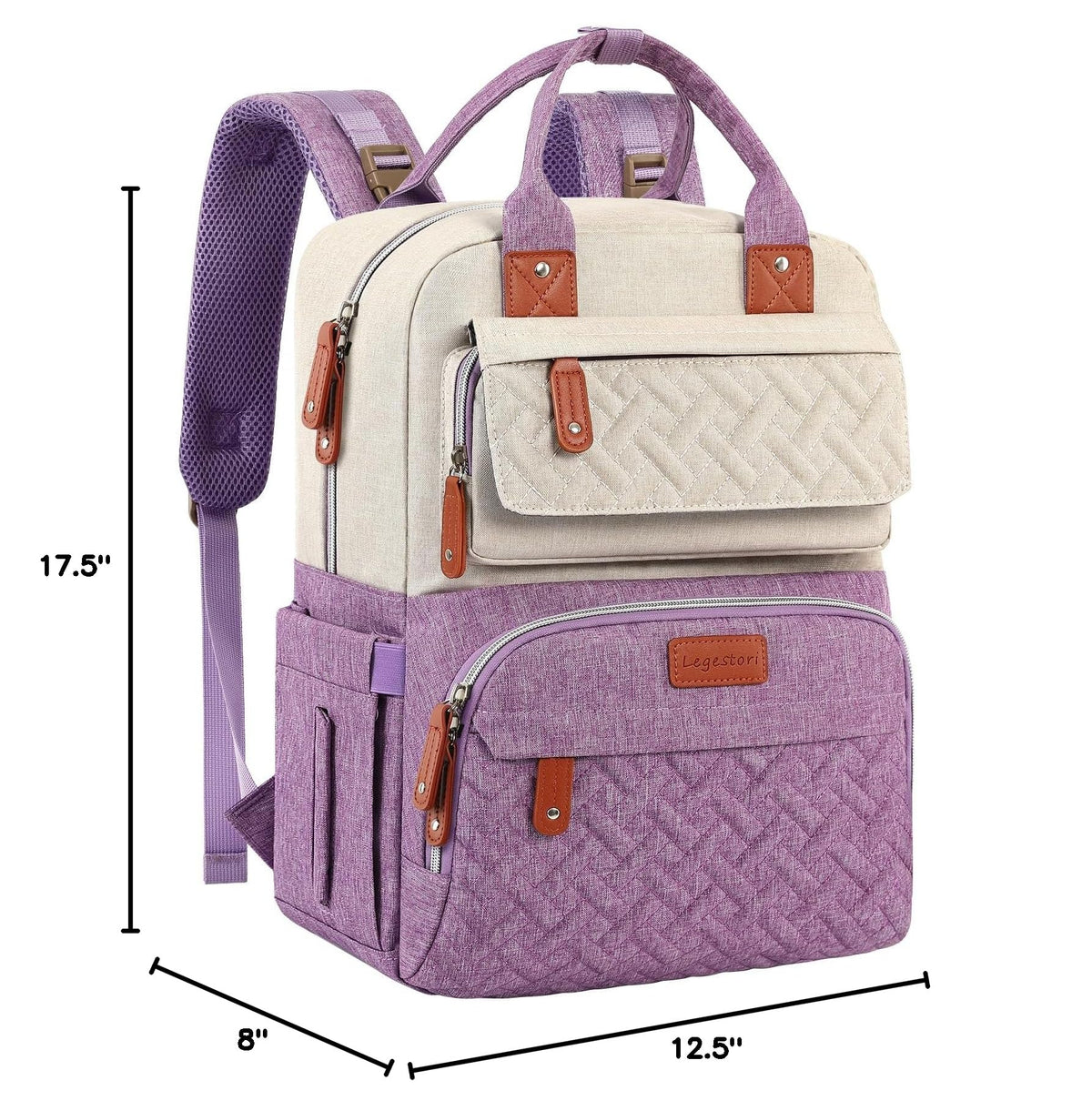 Diaper Bag Backpack (Purple)