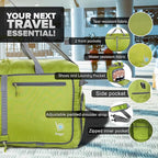 Bago Foldable Duffel Bags for Traveling Women & Men - 60L Medium Packable - Image 3