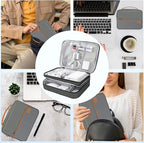 Electronics Organizer, Travel Cord Organizer Pouch, Portable Cable Organizer - Image 8