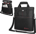 OPUX 3 Bottle Wine Carrier Tote, Insulated Leakproof Wine Cooler Bag, Wine - Image 8