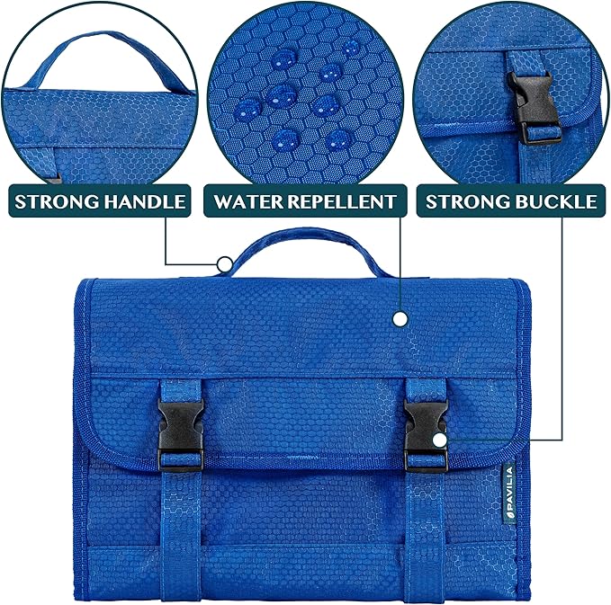 PAVILIA Travel Hanging Toiletry Bag - Image 3