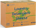 Freelivity Laundry Detergent Sheets, 200 Loads Fragrance Free Eco-Friendly by Freelivity