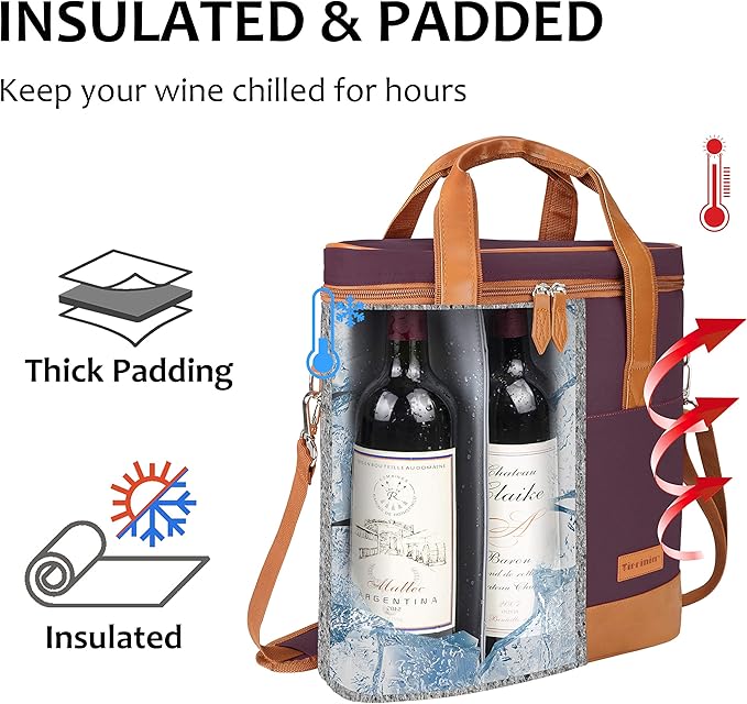 Tirrinia Insulated Wine Gift carrier - Image 2