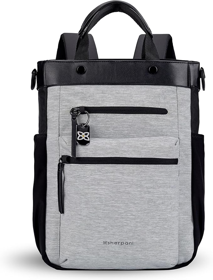 Sherpani Soleil, Anti Theft Convertible Backpack, 3 in 1 Tote Bag, Crossbody Bag by SHERPANI