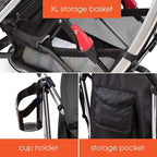 Summer Infant 3Dlite Convenience Stroller, Large Seat Area, 4 Position Recline - Image 5