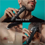 Braun All-in-One Style Kit Series 5 5471, 8-in-1 Trimmer for Men with Beard Trimmer, Body Trimmer for Manscaping, Hair Clippers & More, Ultra-Sharp Blade, 40 Length Settings, Waterproof