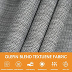 Lazy Daze Hammocks 11 FT Double Outside Hammock Quick Dry Olefin Fabric Hammock - Image 4