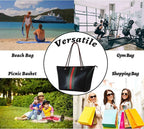 QOGiR Neoprene Multipurpose Beach Bag Tote - Image 7