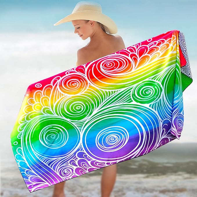 Elite Trend Microfiber Beach Towel - Image 2