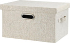 Medium 15" 21 Quart Collapsible Stackable Storage Bins by GraciadecoStorage