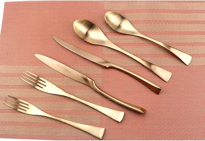 6-Piece Flatware Set, Extra Thick Heavy Duty - Image 3