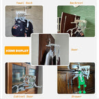 Over The Door Hooks Hanger, Foldable Portable Folding Hangers, Hanging Rack - Image 3
