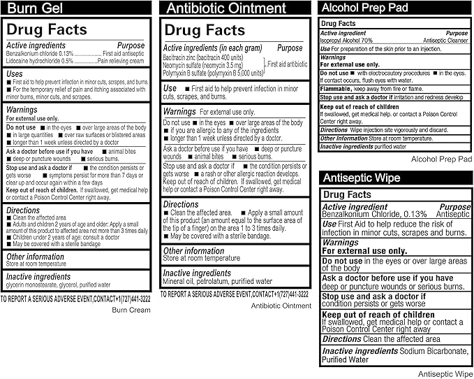 General Medi 110 Pieces Small First Aid Kit - Image 8