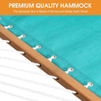 Lazy Daze Hammocks 11 FT Double Outside Hammock Quick Dry Olefin Fabric Hammock - Image 5