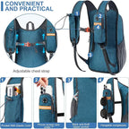 15L Small Hiking Backpack for Men Women Foldable Packable Back Pack Ultralight - Image 2