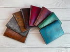 Handmade Leather Passport Wallet - Image 5