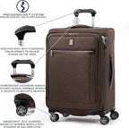 Travelpro Platinum Elite Softside Expandable Checked Luggage, 8 Wheel Spinner - Image 2