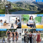 71" Travel Tripod Carbon Fiber for Camera, Compact Lightweight Tripod - Image 6