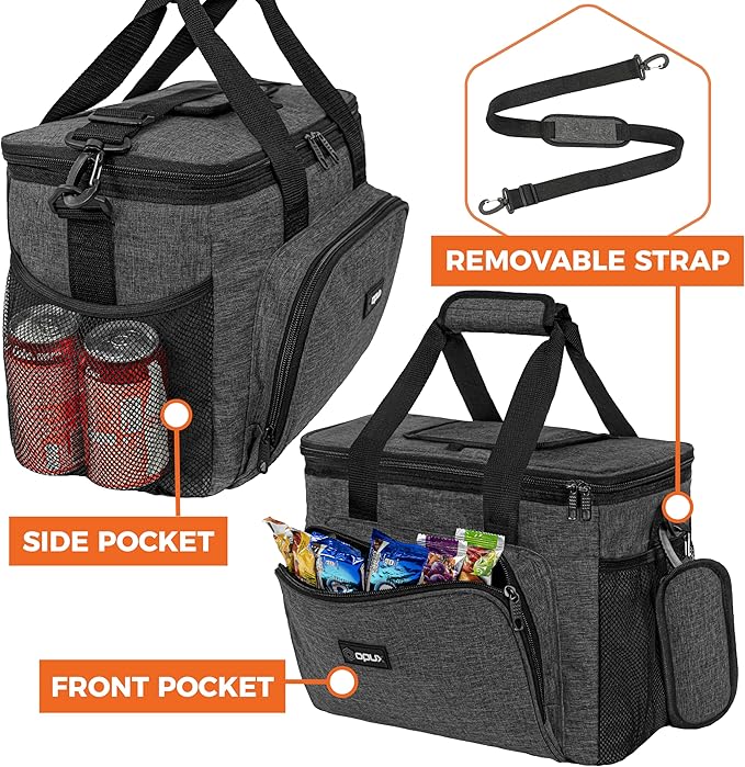 OPUX Soft Cooler Bag, Insulated Collapsible Lunch Cooler Tote - Image 6