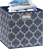SIMPLE HOUSEWARE 11-Inch Collapsible Fabric Cube Storage Bin - Image 9