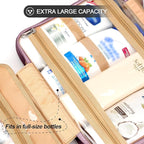 Travel Hanging Toiletry Bag for Women, Extra Large Makeup Bag, Holds Full-Size - Image 4