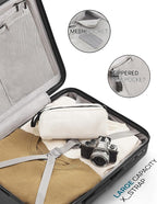 Carry on Luggage 22 X 14 X 9 Airline Approved, 20 Inch Luggage - Image 6