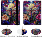 Passport Holder for Women and Men PU Leather Passport Cover for Travel - Image 2