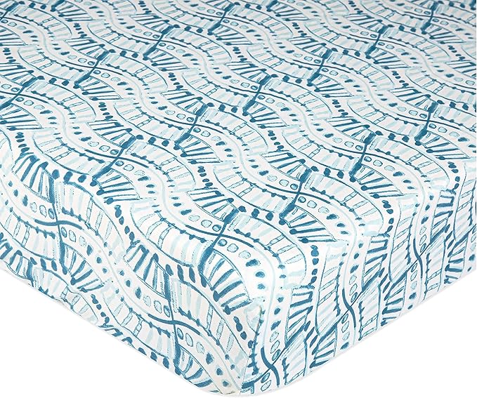 Crane Baby Soft Cotton Crib Mattress Sheet, Fitted Sheet by CraneBaby