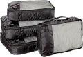 Amazon Basics 4 Piece Packing Travel Organizer Zipper Cubes Set, Medium and by AmazonBasics