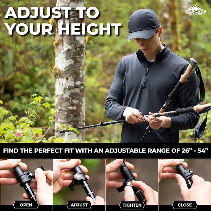 Cascade Mountain Tech Trekking Poles - Image 4