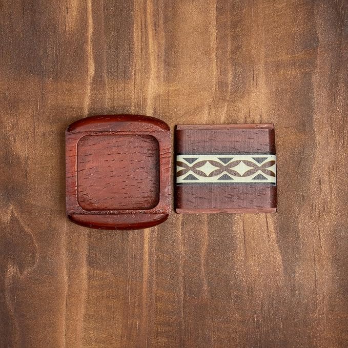 1pcs Handcrafted Wooden Pill Case - Image 4