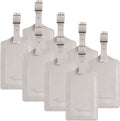 8 Pack Leather Luggage Travel Bag Tags by Travelambo by Travelambo