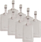 8 Pack Leather Luggage Travel Bag Tags by Travelambo by Travelambo