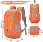 ZOMAKE Ultra Lightweight Packable Backpack 25L, Foldable Hiking Backpacks Water - Image 2