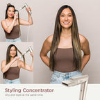 Shark HD430REF (Refurbished) FlexStyle Air Styling & Drying System, Powerful Hair Dryer Brush & Multi-Styler with Auto-Wrap Curlers, Paddle Brush, Oval Brush, Concentrator Attachment, Stone (Renewed)