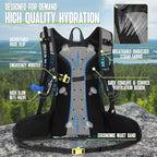 N NEVO RHINO Hydration Backpack, 18L Multipurpose Hiking Backpack - Image 4