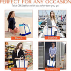 CB STATION Medium Classic Canvas Tote Bag - Image 7