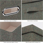 Large 17" 36 Quart Collapsible Stackable Storage Bins - Image 7