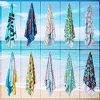 2 Pack Microfiber Beach Towel, Oversized Microfiber Pool Towel 75”x 35” - Image 8