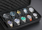 10 slots watch travel case, Hard Portable watch carry storage organizer box - Image 4
