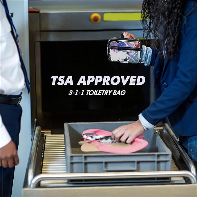 TSA Approved Toiletry Bag with Pocket - Image 3