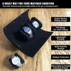 Longjet Watch Roll Travel Case for Men Portable Watches Organizer Box - Image 2