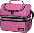 OPUX Lunch Box For Women, Insulated Large Lunch Bag Adult Work, Double Decker by OPUX
