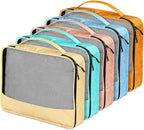 5 Pcs Packing Cubes for Suitcase Large Travel Cubes Carry on Luggage Organizer - Image 5