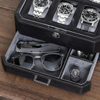 ROTHWELL 6 Slot Leather Watch Box - Image 5