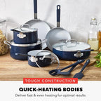 GreenPan x Bobby Flay 13 Piece Nonstick Cookware Pots and Pans Set, PFAS-Free - Image 5