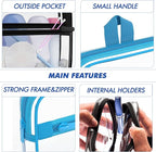 TSA Approved Toiletry Bag 3-1-1 Clear Travel Cosmetic Bag - Image 2